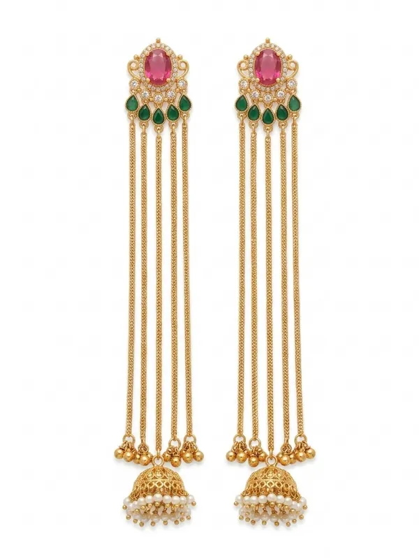 Scarlet_Gleam_Chain_Earrings