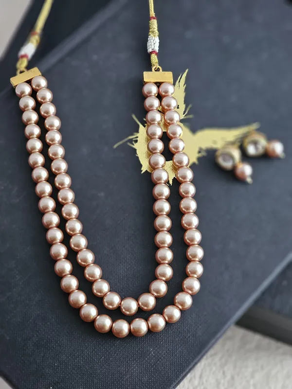 Motiya_Elegant_Rose-Gold_Semi-Precious_Pearl_NecklaceSet