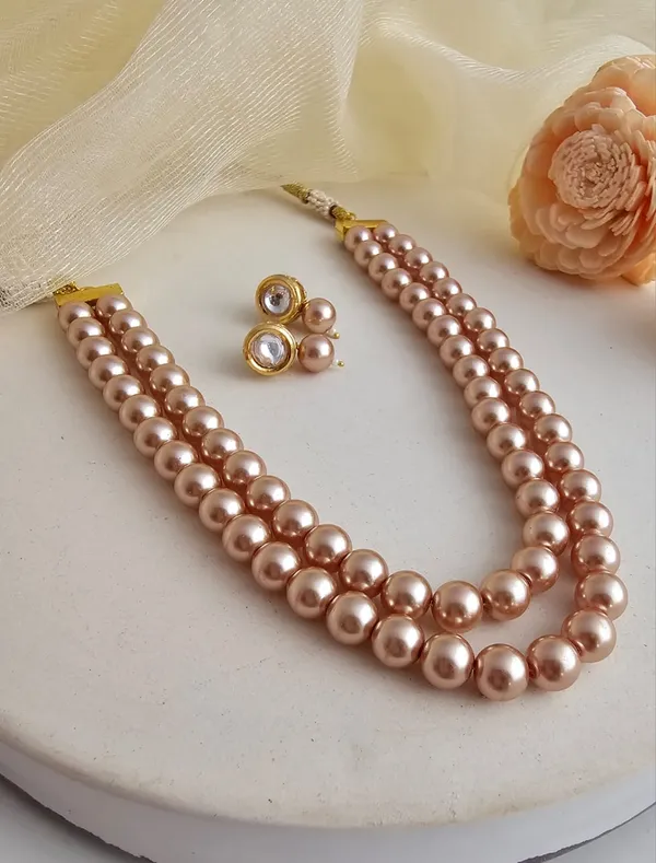Motiya_Elegant_Rose-Gold_Semi-Precious_Pearl_NecklaceSet