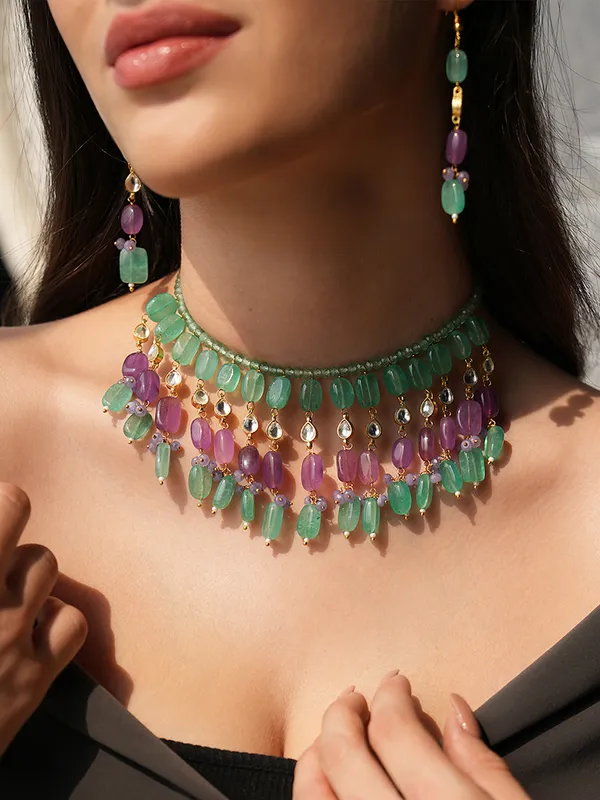Jade_Quartz_Stone_Layered_Necklace