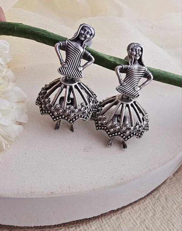 German_Silver_Quirky_Drop_Earrings