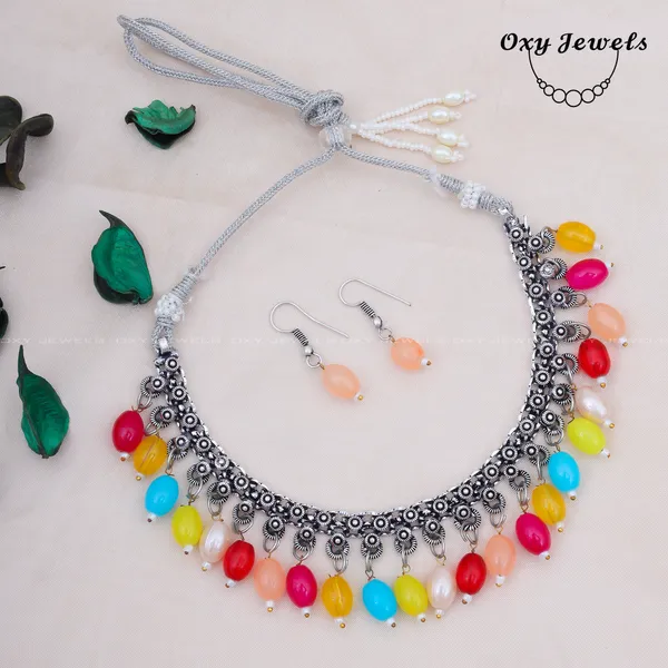 Multi_Pearl_Oxidised_Necklace