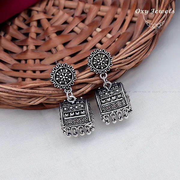 Antique_Silver_Oxidized_Jhumka_Earrings_-_Indian_Jewelry