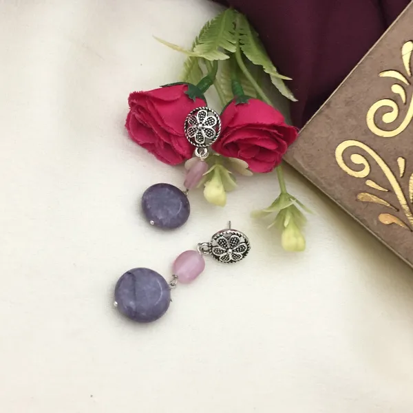 Elegant_Long_Chain_Oxidised_Necklace_Set_-_Purple,_Pink,_Black_Oval_&_Round_Beads