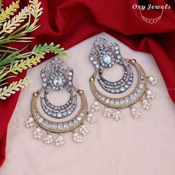 Oxidised_Dual_Tone_Silver_and_Gold_Chandbali_Earrings_with_Pearl_Drops