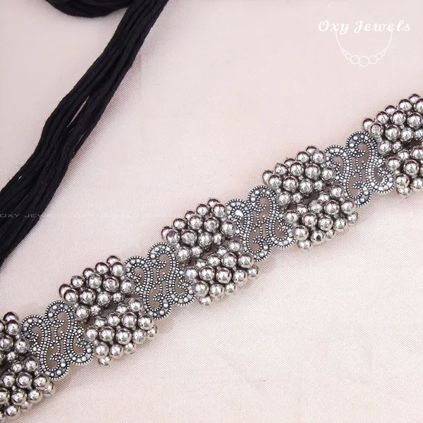 Antique_Silver_Oxidised_Choker_Necklace_with_Intricate_Bead_Detailing