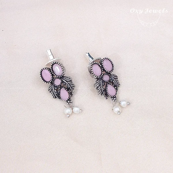 Elegant_Oxidised_Silver_Necklace_Set_with_Lavender_Accents_and_Pearls