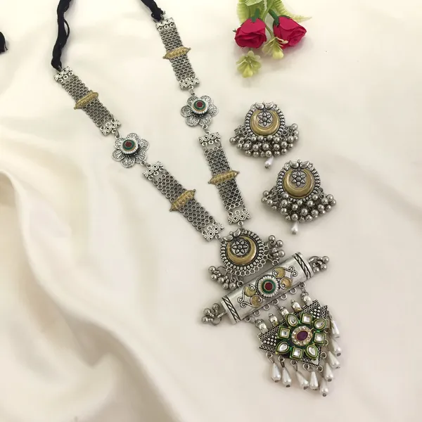 Antique_Silver-Plated_Tribal_Necklace_and_Earrings_Set_with_Colorful_Gemstones