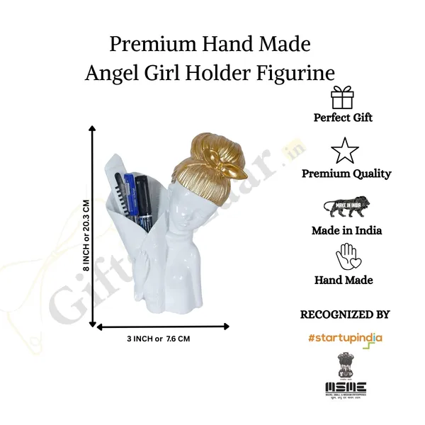 Girl_Showpiece_with_Holder_of_White_Color_|_For_Home_Decoration