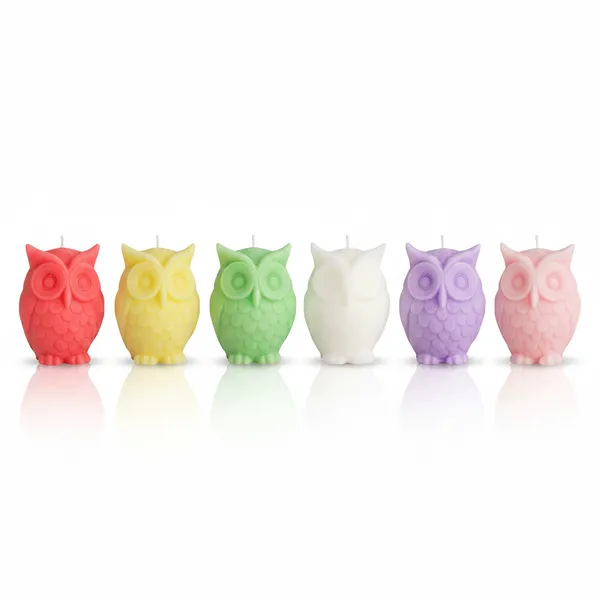 Owl_candle_with_Colorful_Design_of_Set_of_3_|_Premium_for_Home_Decor