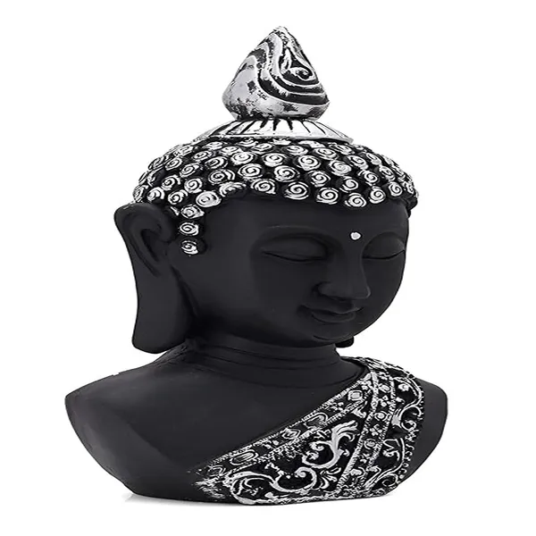 Buddha_Face_Idol_Statue_of_Black_Color_|_For_Home_Decor_Showpiece