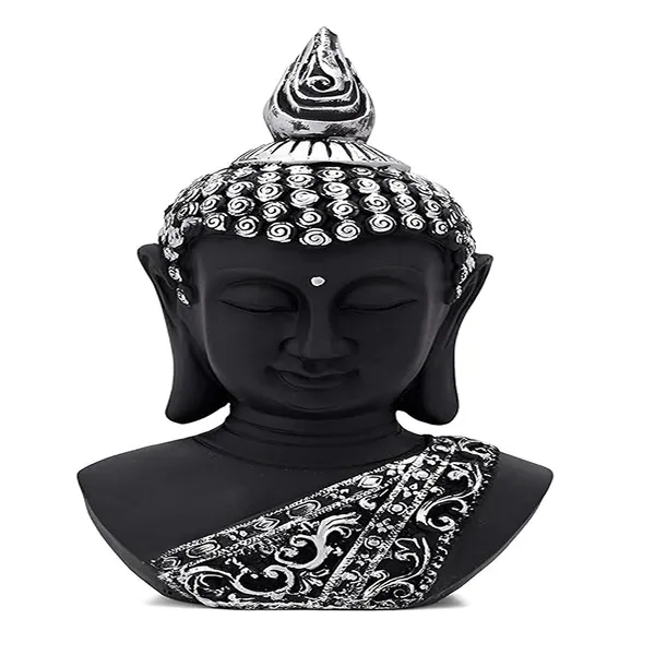 Buddha_Face_Idol_Statue_of_Black_Color_|_For_Home_Decor_Showpiece