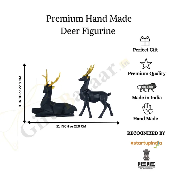 Deer_Showpiece_of_Black_Color_of_Set_of_2_|__Decorative_Item_for_Home_Decor
