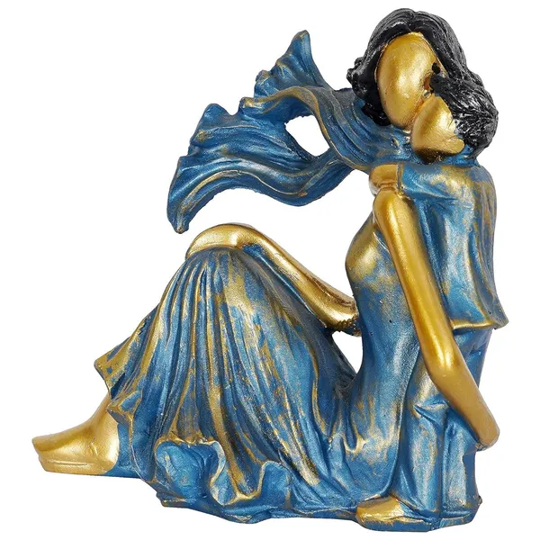 Mother_Love_Child_Statue_of_Blue_Color_|_Home_Decor_for_Asthetic_Apeal
