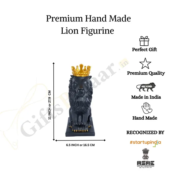 Regal_Handcrafted_Lion_Statue_with_Powerful_Energy_|_Home_Decor_for_Asthetic_Apeal