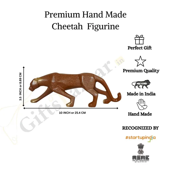 Cheetah_Animal_Showpiece_of_Brown_Color_|_For_Home_Decor