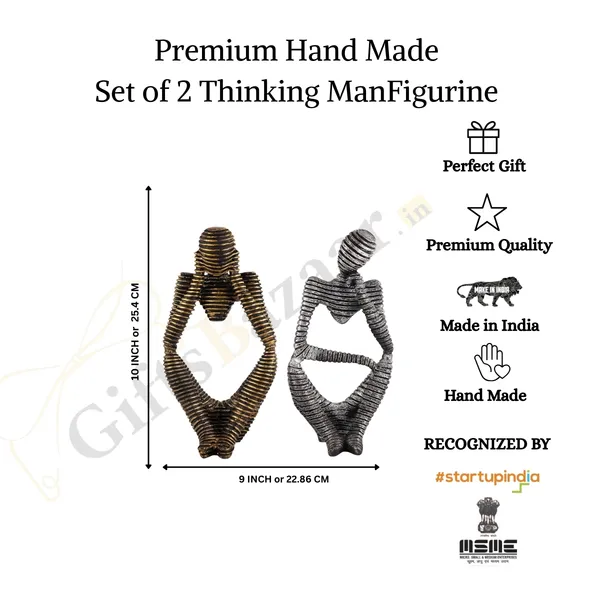 Thinking_Man_Showpiece_of_Set_of_2_|_Antique_Decorative_Item