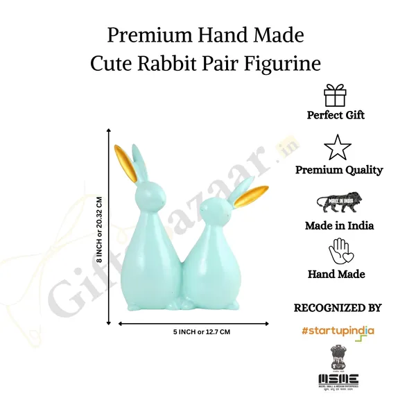 Cute_Rabbit_Pair_Showpiece_of_Light_Green_Color_of_Set_of_2_|_Decorative_Item_for_Home_Decor