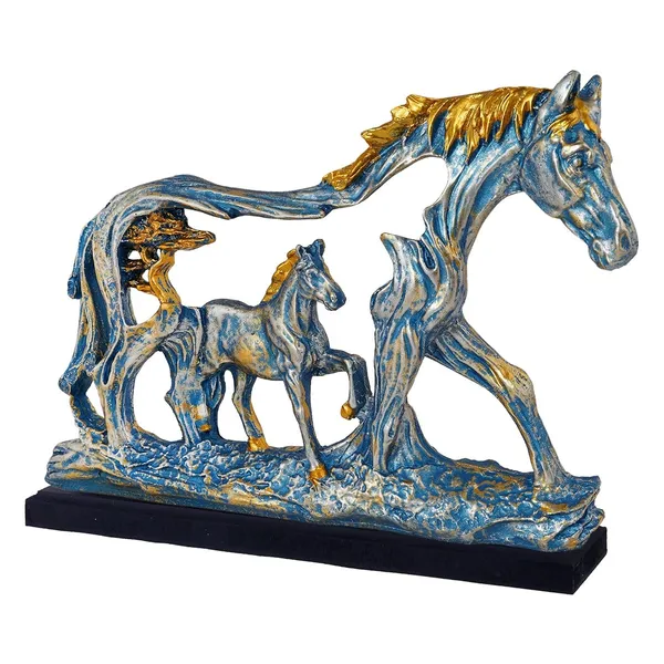 Horse_Statue_of_Multicolor_of_Set_of_2_|_Home_Decor_for_Asthetic_Apeal