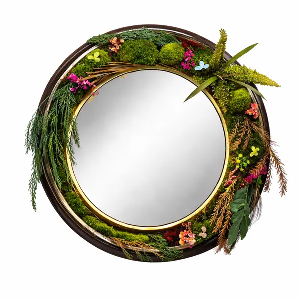 18_Inches_Moss_Mirror_Wooden_Paradise_Showpiece_|_Green_Gifting_for_Special_Moments