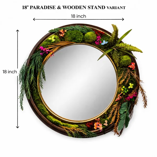 18_Inches_Moss_Mirror_Wooden_Paradise_Showpiece_|_Green_Gifting_for_Special_Moments