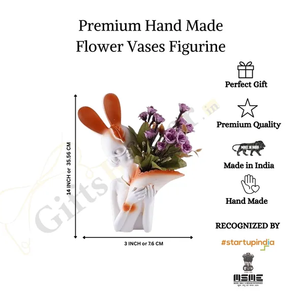 Flower_Vase_Showpiece_of_White_Color_|_Antique_Item_for_Home_Decor
