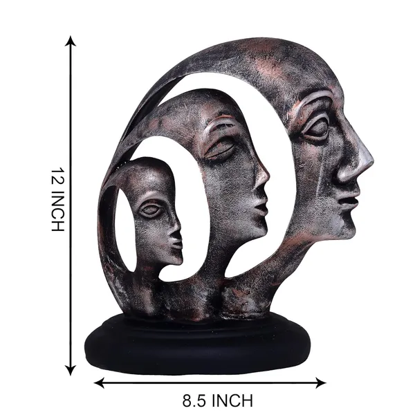 Abstract_Lady_Ring_Face_Showpiece_of_Copper_Design_|_Premium_Look_for_Home_Decor