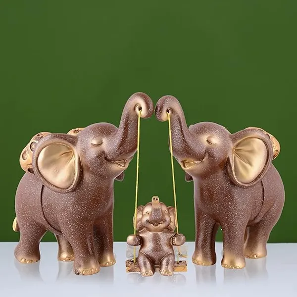 Elephant_Showpiece_of_Set_of_3_of_Brown_color_|_Premium_Look_for_Home_Decor