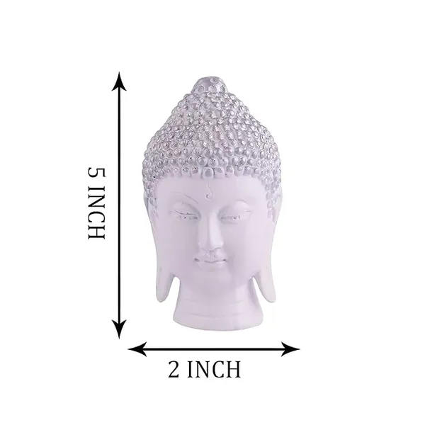 Gautam_Buddha_Head_Idol_Statue_of_White_Color_|_Elegent_Heritage_Gift_Item