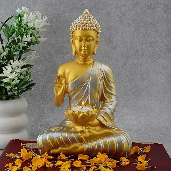 Meditating_Sitting_Buddha_Idol_Statue_of_Golden_Color_|_Luxury_Home_Decor_Accent
