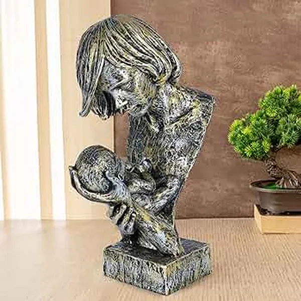 Handcrafted_Resin_Mother_Love_Statue_Showpiece_of_Multicolor_|_Luxury_Home_Decor_&_Gifts