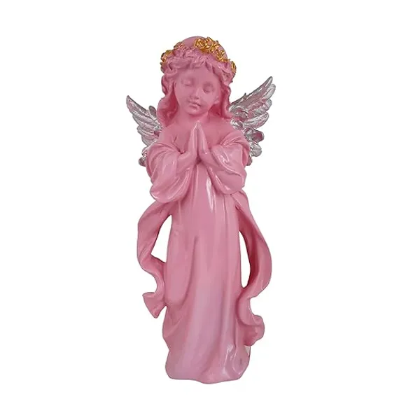 Angel_Girl_Showpiece_of_Pink_Color_|_For_Home_Decor_Showpiece