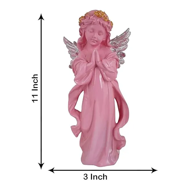 Angel_Girl_Showpiece_of_Pink_Color_|_For_Home_Decor_Showpiece