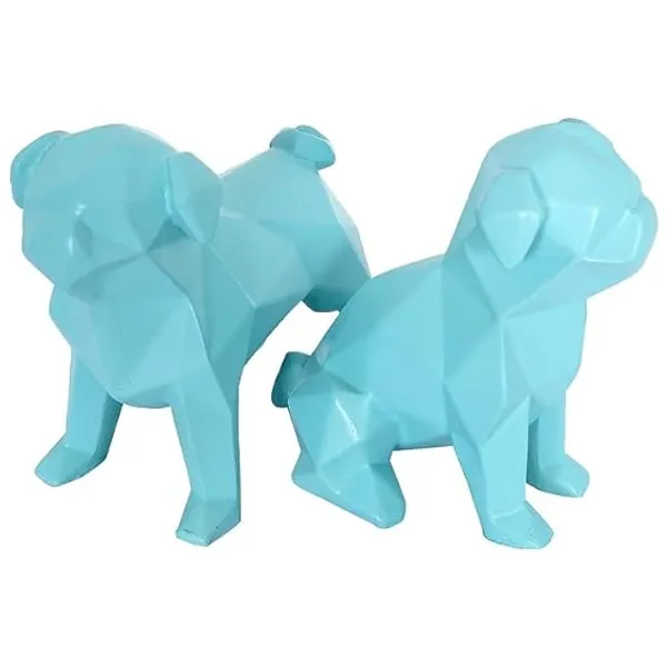 Cute_Dog_Showpiece_of_Blue_Color_of_Set_of_2_|_For_Home_Decoration_Item