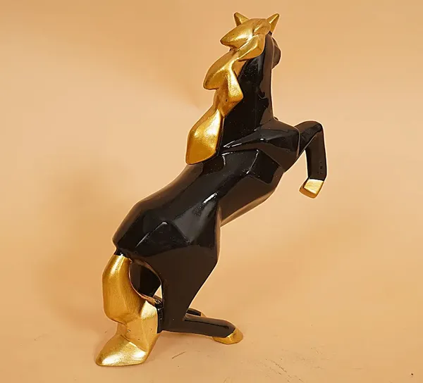 Modern_Rearing_Horse_Showpiece_of_Brown_Color_|_Antique_Item_for_Home_Decor