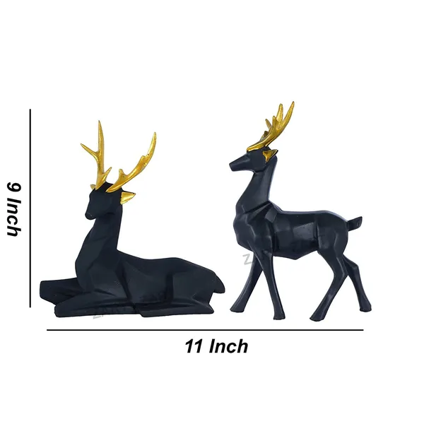 Deer_Showpiece_of_Black_Color_of_Set_of_2_|__Decorative_Item_for_Home_Decor
