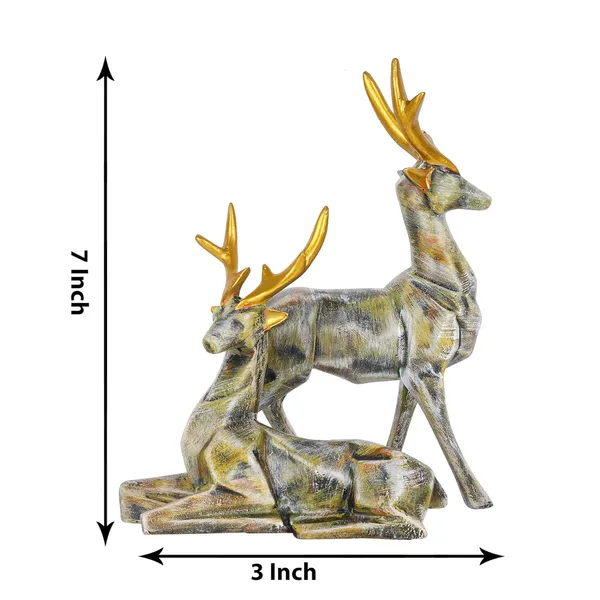 Deer_Showpiece_of_Multicolor_of_Set_of_2_|__Decorative_Item_for_Home_Decor