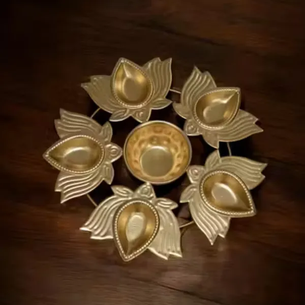 Handcrafted_Lotus_Diya_of_Golden_Color_|_For_Floating_Flowers_and_T-_Light_Candle_Purpose
