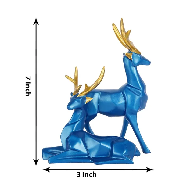 Deer_Showpiece_of_Blue_Color_of_Set_of_2_|__Decorative_Item_for_Home_Decor