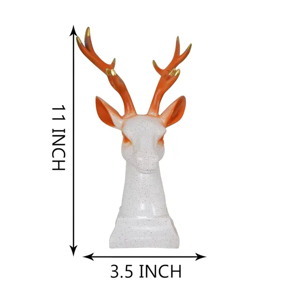 Handcrafted_Reindeer_Showpiece_of_White_and_Golden_Color_|_Home_Decor_for_Asthetic_Apeal