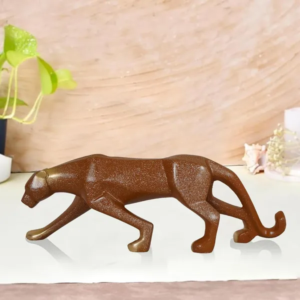 Cheetah_Animal_Showpiece_of_Brown_Color_|_For_Home_Decor