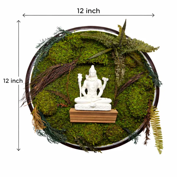 12_Inches_Moss_Mahadev_Wooden_Rainforest_Showpiece_|_Green_Gifting_for_Special_Moments