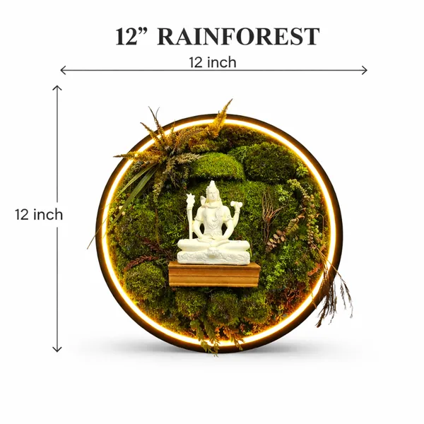 12_Inches_Moss_Mahadev_Wooden_Rainforest_Showpiece_with_Warm_White_Light_|_Green_Gifting_for_Special_Moments