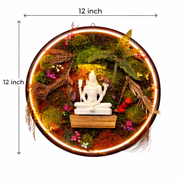 12_Inches_Moss_Mahadev_Wooden_Paradise_Showpiece_with_Warm_White_Light_|_Green_Gifting_for_Special_Moments