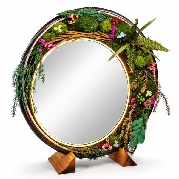 18_Inches_Moss_Mirror_Wooden_Paradise_Showpiece_with_Warm_White_Light_and_Wooden_Stand_|_Green_Gifting_for_Special_Moments