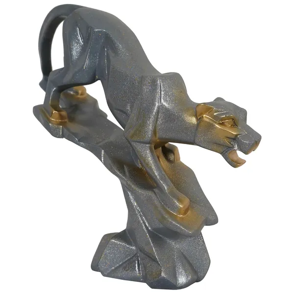 Leopard_Animal_Figurines_Showpiece_of_Grey_Color_|_Antique_Decorative_Item