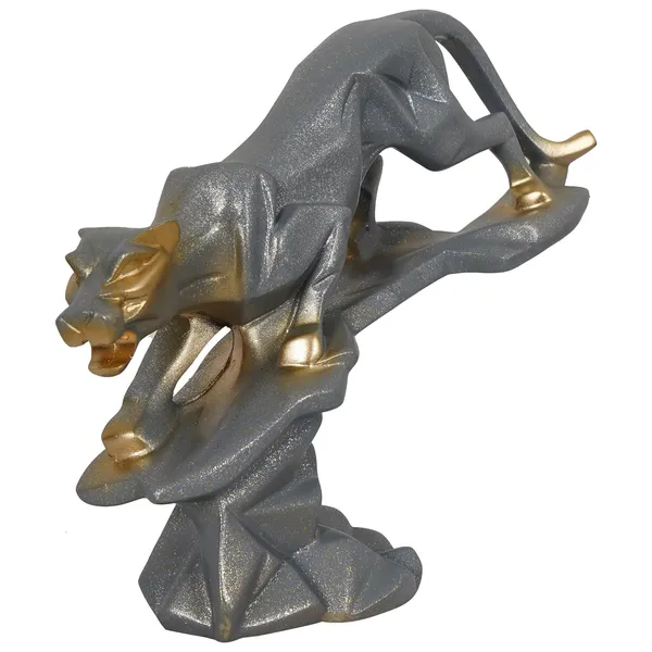 Leopard_Animal_Figurines_Showpiece_of_Grey_Color_|_Antique_Decorative_Item