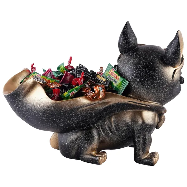 Puppy_Shaped_Candy_Dispenser_Tray_of_Black_Color_|_For_Asthetic_Home_Decor