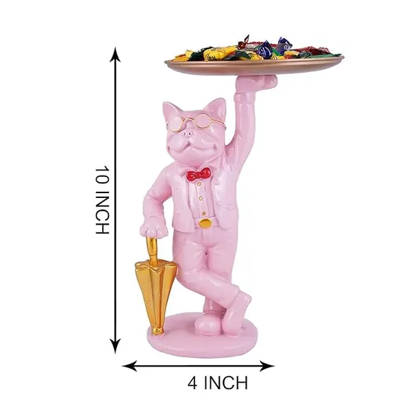 Kitty_Cat_Serving_Platter_of_Pink_Color_of_Standing_Position_|_Decorative_Item_for_Home_Decor
