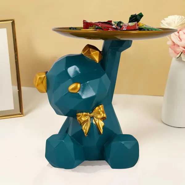 Cool_Dog_Showpiece_of_Sitting_Position_of_Blue_Color_|_For_Home_Decor_Showpiece
